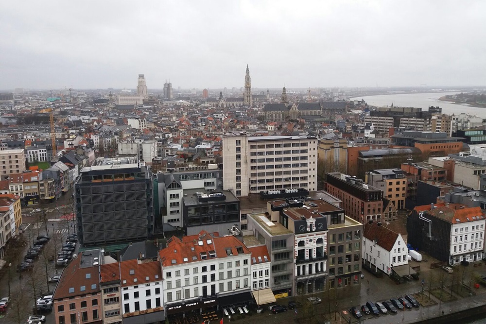 Uitzicht over Antwerpen